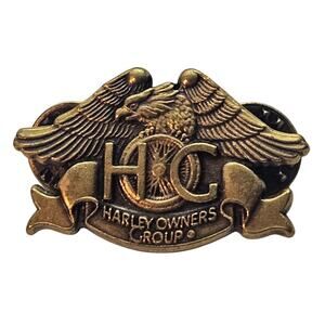 1993 Harley Davidson HOG Harley Owners Group Vest Hat Pinback Pin